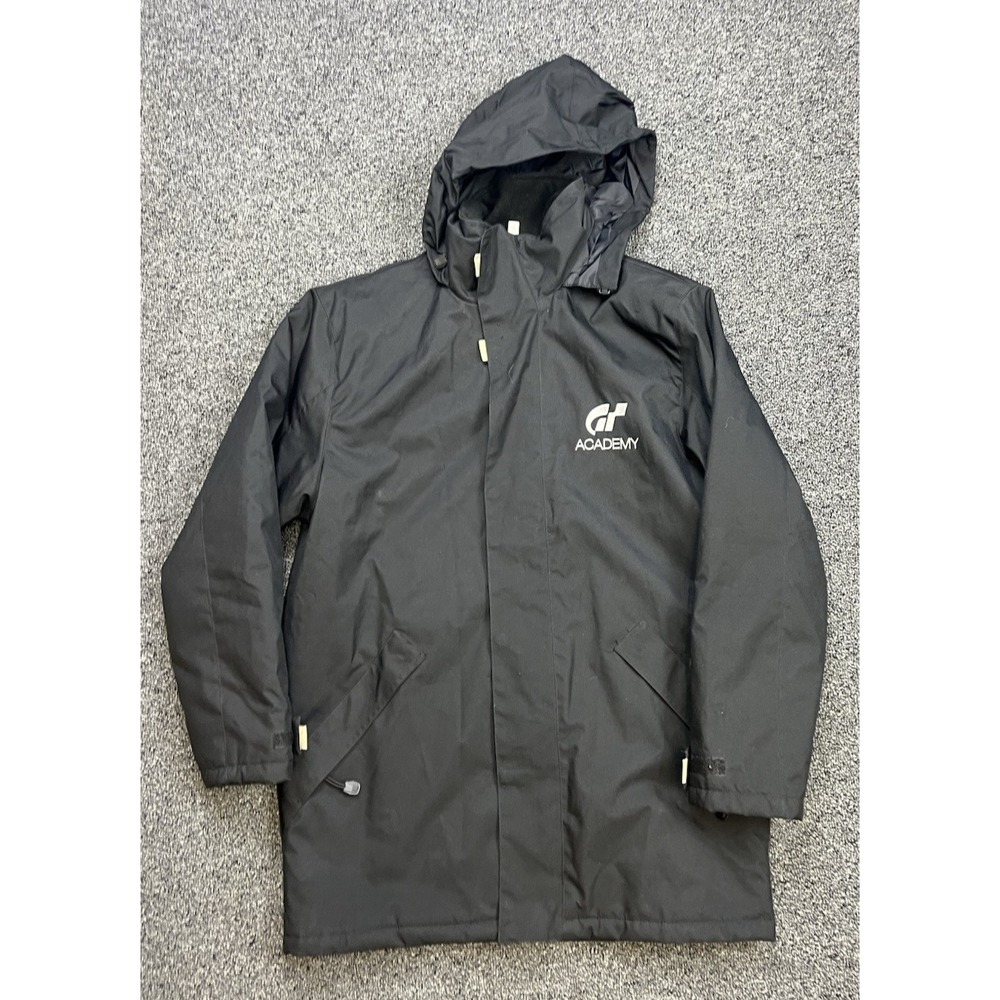 Gran Turismo GT Academy Black Parka Snowboard Jacket Medium Stow-away hood